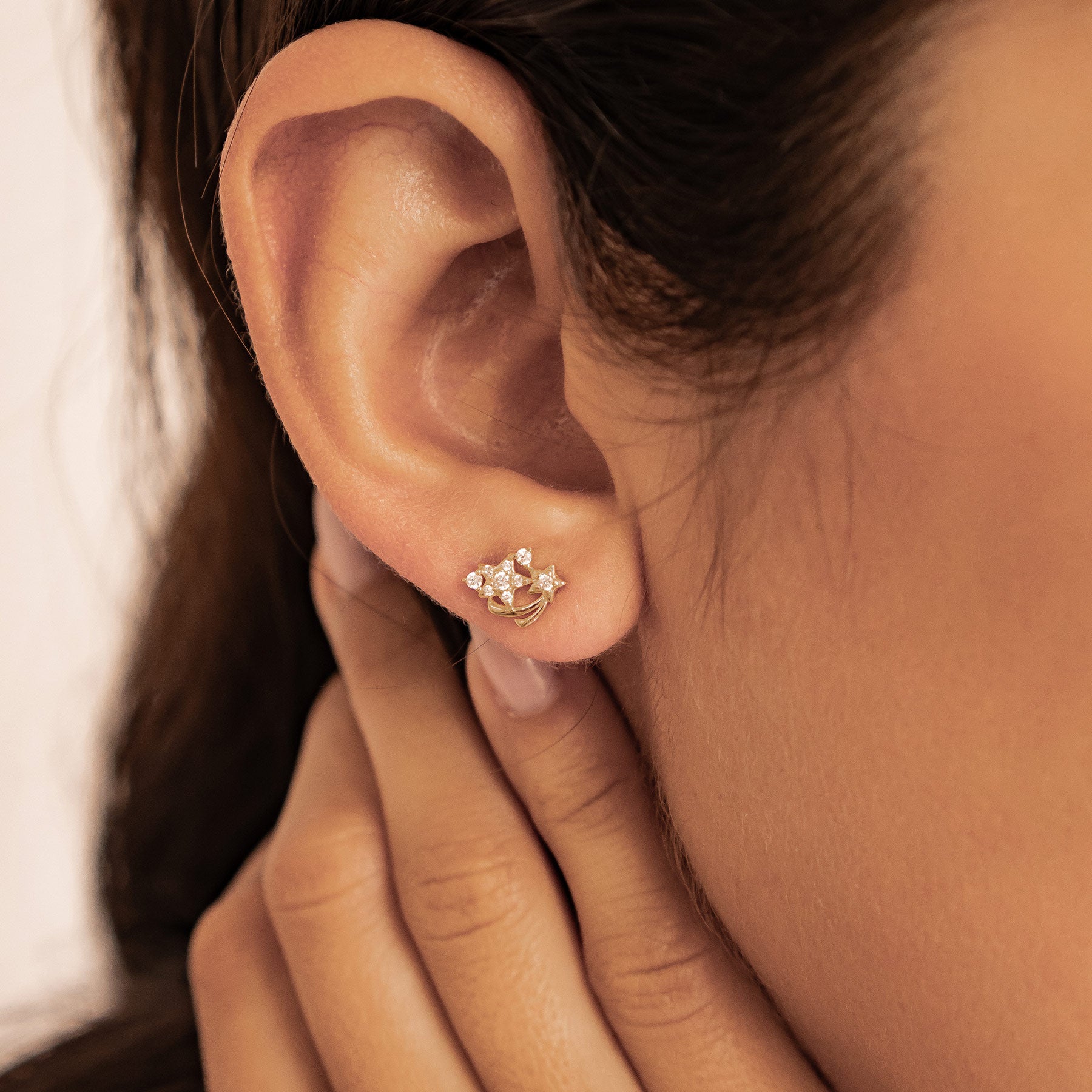 sterling silver, 18 k gold plated, 18 k rose gold plated